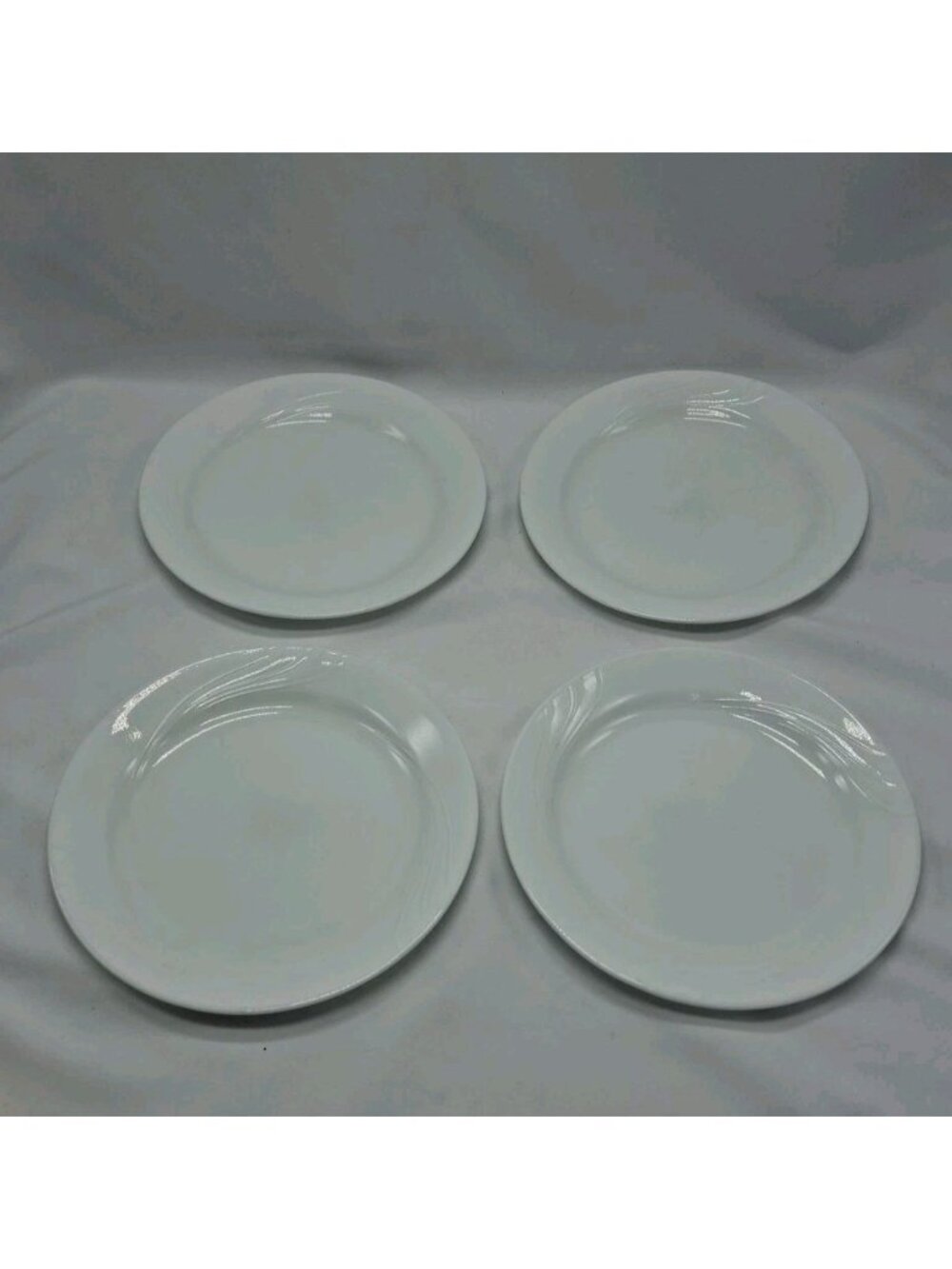 Corning Corelle Windward White  Dessert Pie Plate 89880, 7.25" dia. Swirl